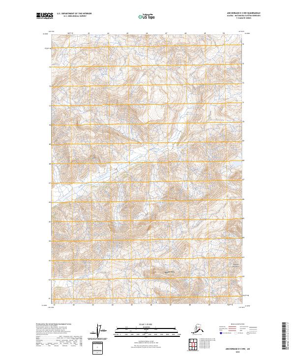 Anchorage D-3 NW topographic map thumbnail