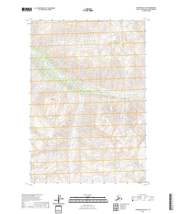 Anchorage D-6 NW topographic map thumbnail