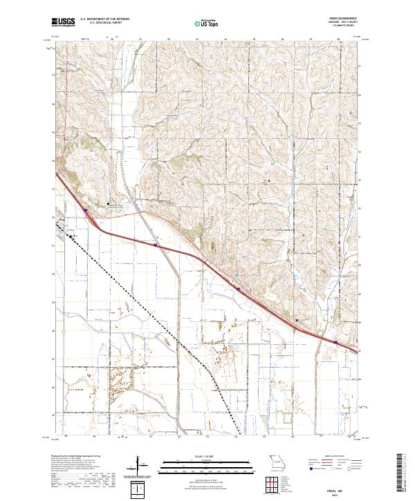 Craig topographic map thumbnail