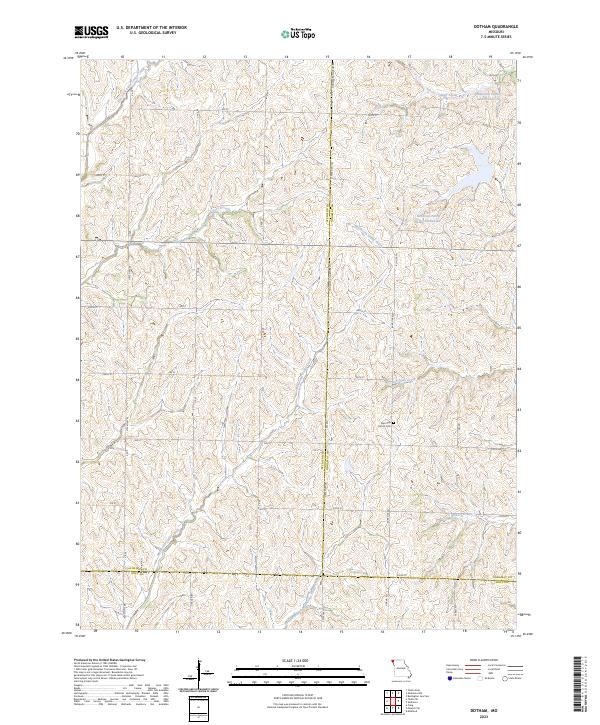 Dotham topographic map thumbnail