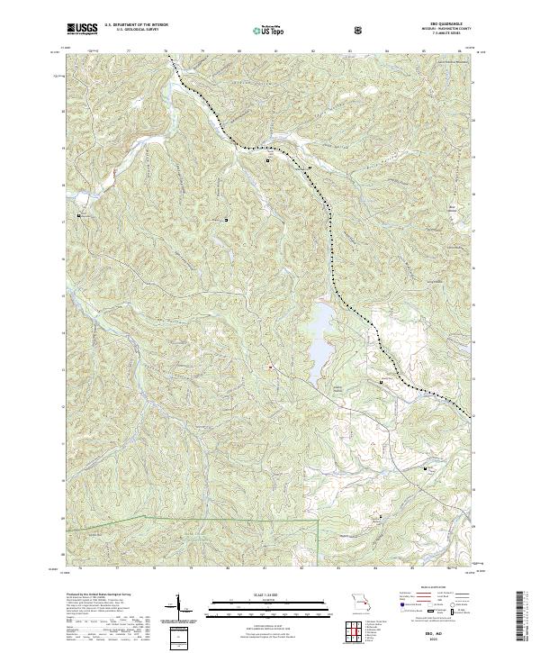 Ebo topographic map thumbnail