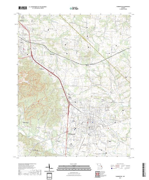Farmington topographic map thumbnail