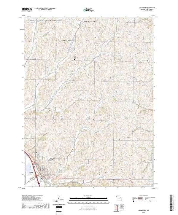 Mound City 2023 topographic map thumbnail