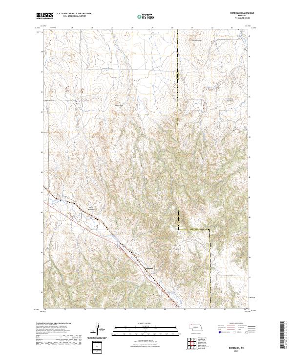 Bordeaux topographic map thumbnail