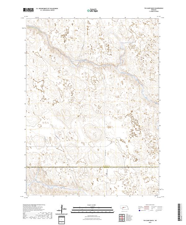 Tin Camp Ranch 2023 topographic map thumbnail