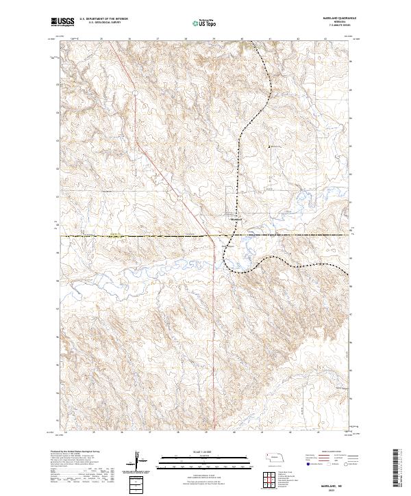 Marsland topographic map thumbnail