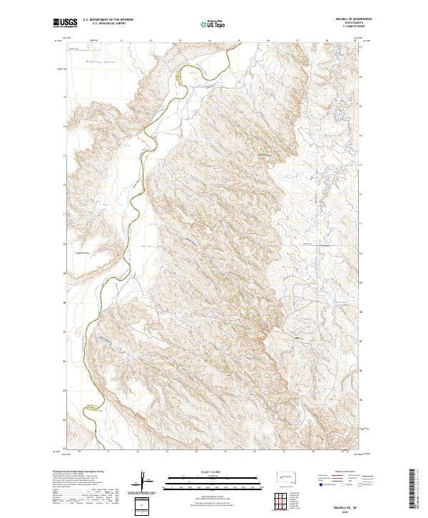 Dalzell SE topographic map thumbnail
