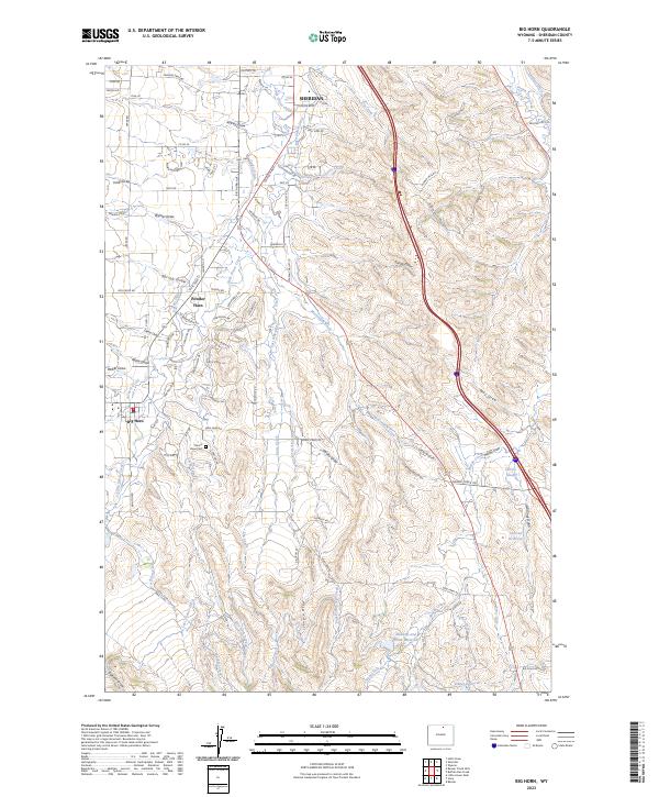 Big Horn topographic map thumbnail