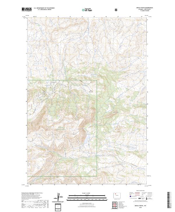 Devils Tooth topographic map thumbnail
