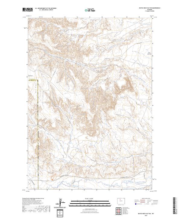 Dutch Nick Flat SW 2023 topographic map thumbnail