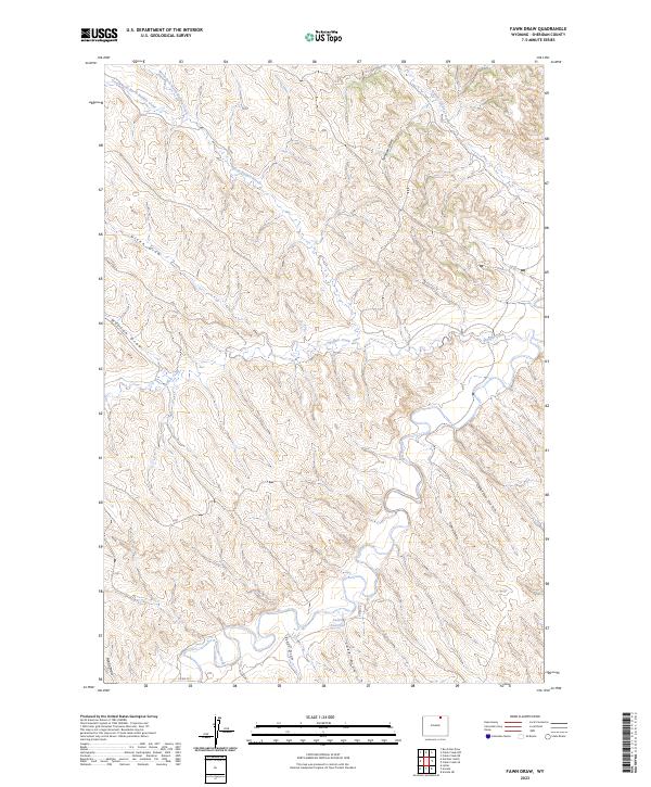 Fawn Draw 2023 topographic map thumbnail