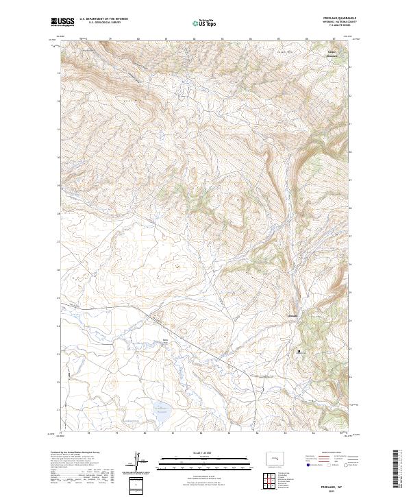 Freeland 2023 topographic map thumbnail