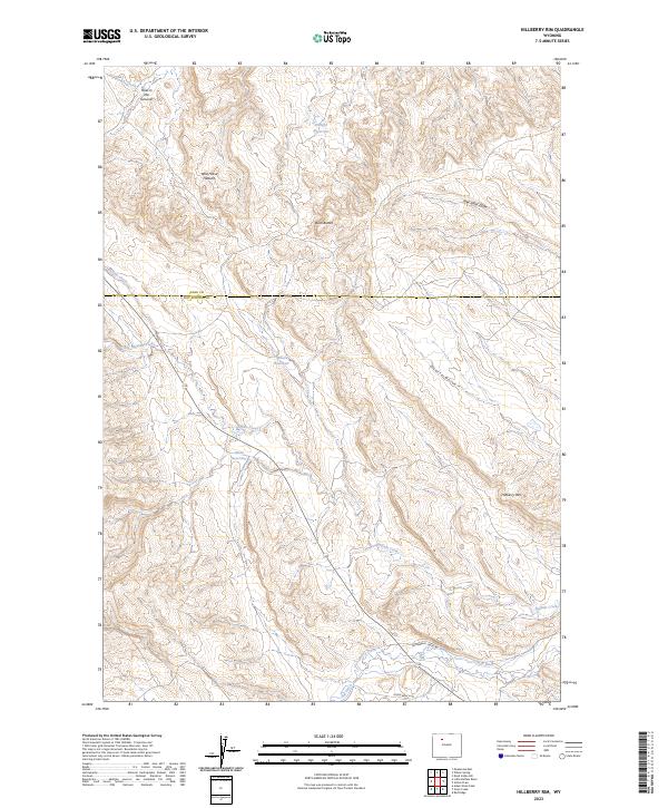 Hillberry Rim 2023 topographic map thumbnail