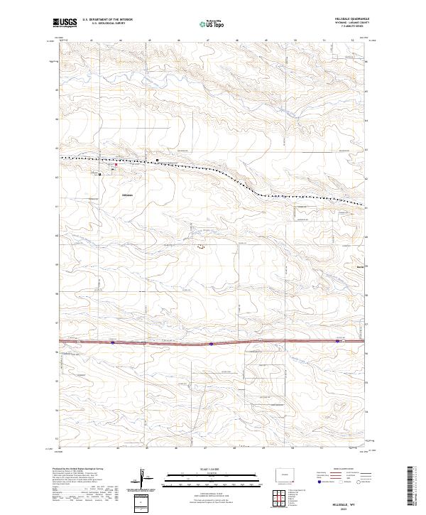 Hillsdale 2023 topographic map thumbnail