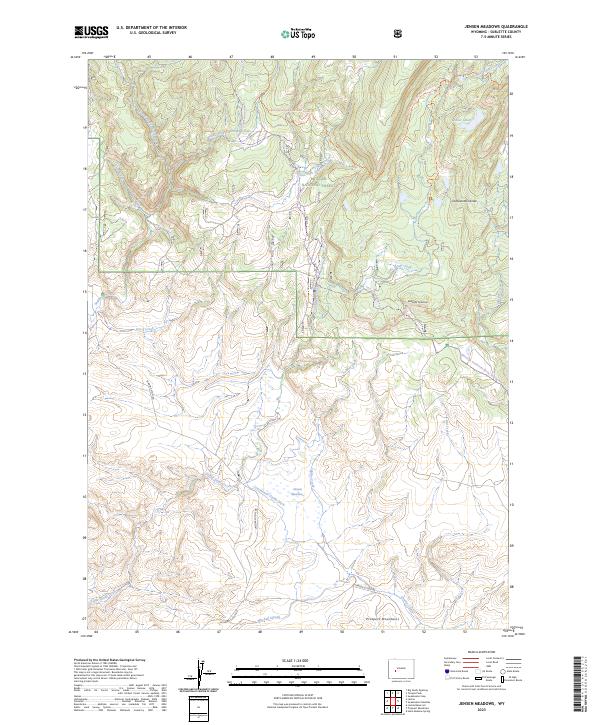 Jensen Meadows 2023 topographic map thumbnail