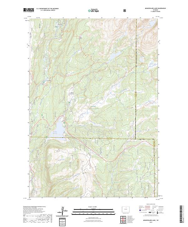 Meadowlark Lake 2023 topographic map thumbnail