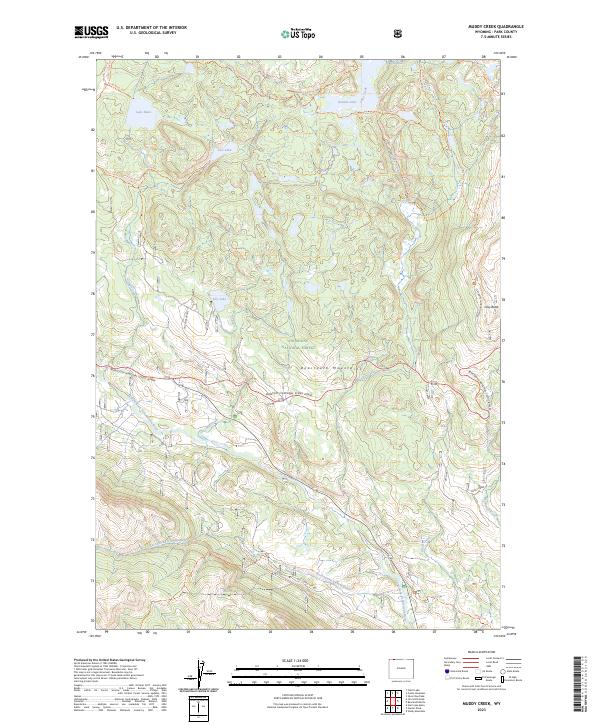 Muddy Creek topographic map thumbnail