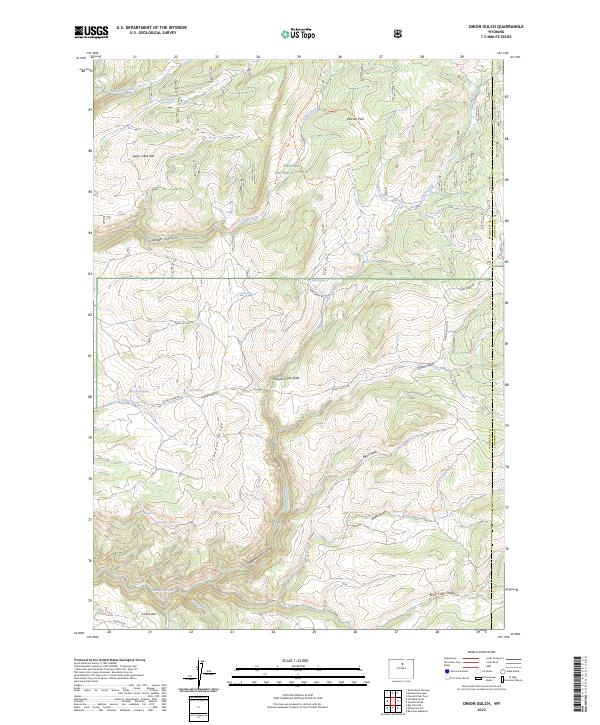 Onion Gulch 2023 topographic map thumbnail