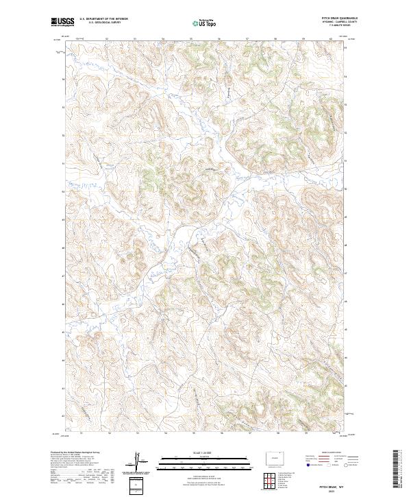 Pitch Draw 2023 topographic map thumbnail