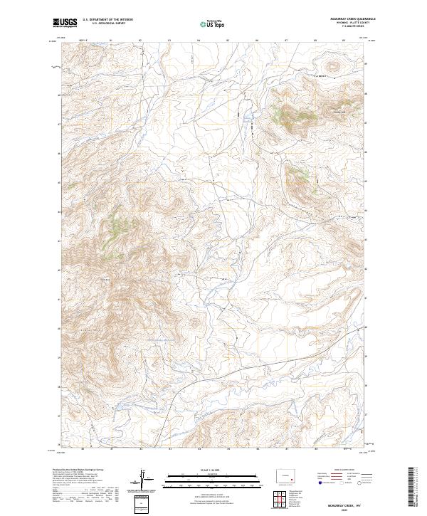 McMurray Creek topographic map thumbnail
