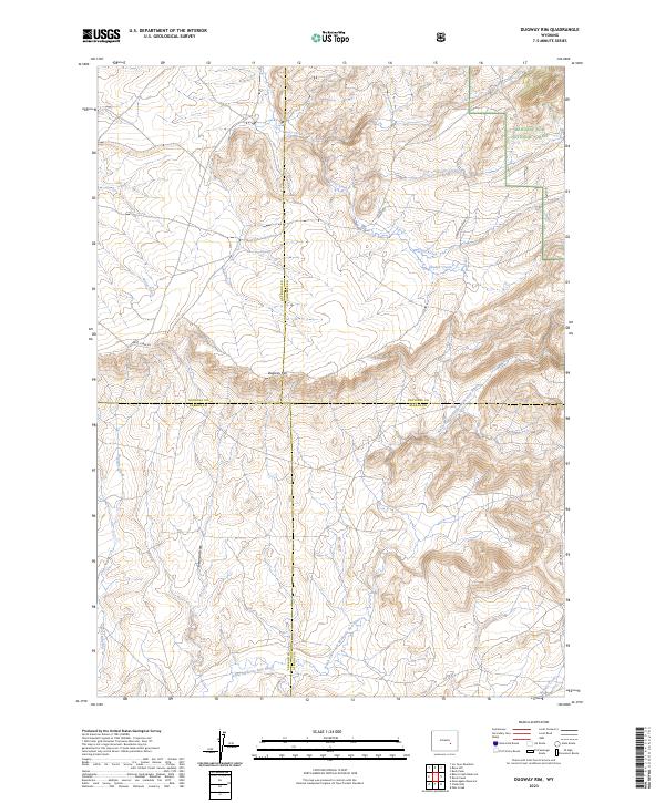 Dugway Rim topographic map thumbnail