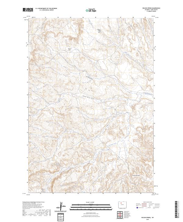Wilson Spring topographic map thumbnail