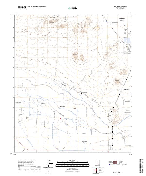 Blackwater topographic map thumbnail