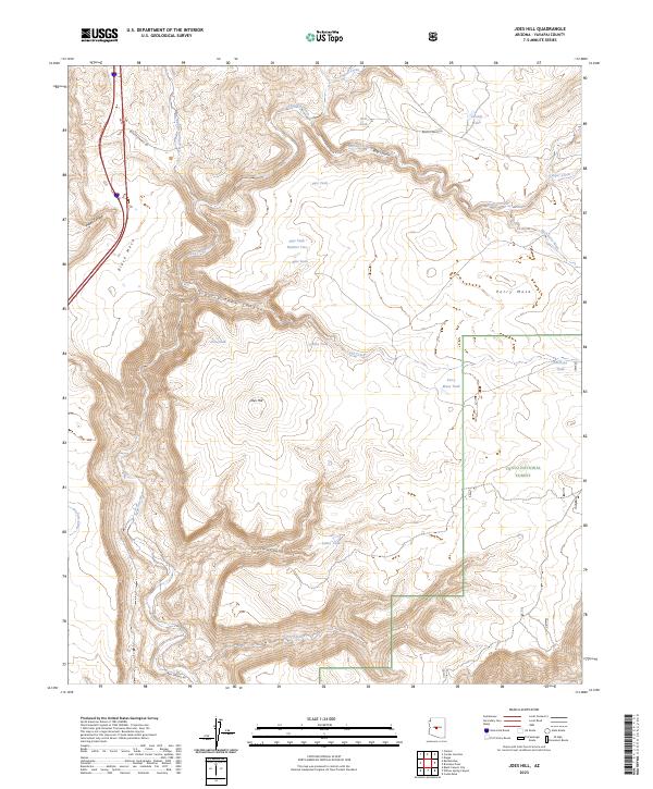 Joes Hill topographic map thumbnail