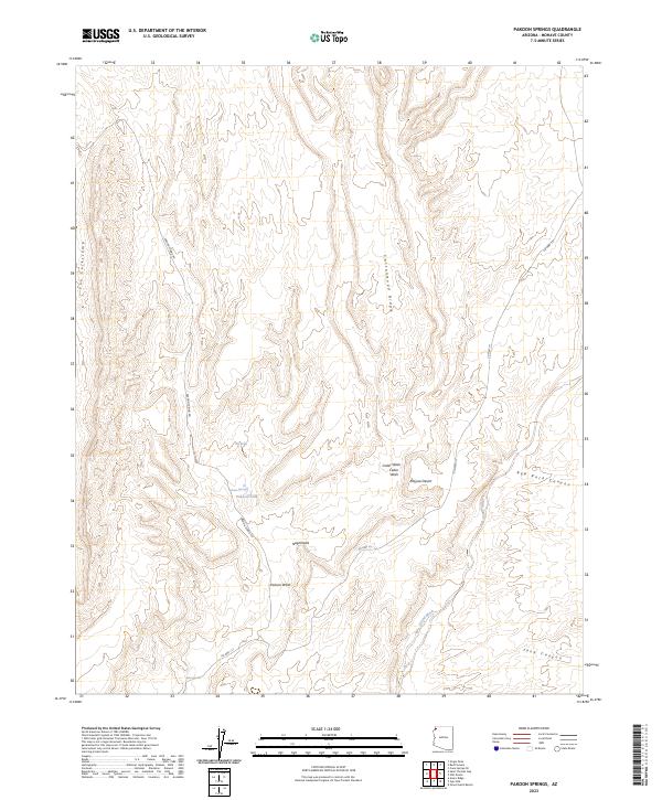 Pakoon Springs 2023 topographic map thumbnail