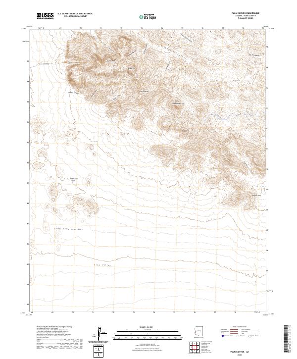 Palm Canyon 2023 topographic map thumbnail