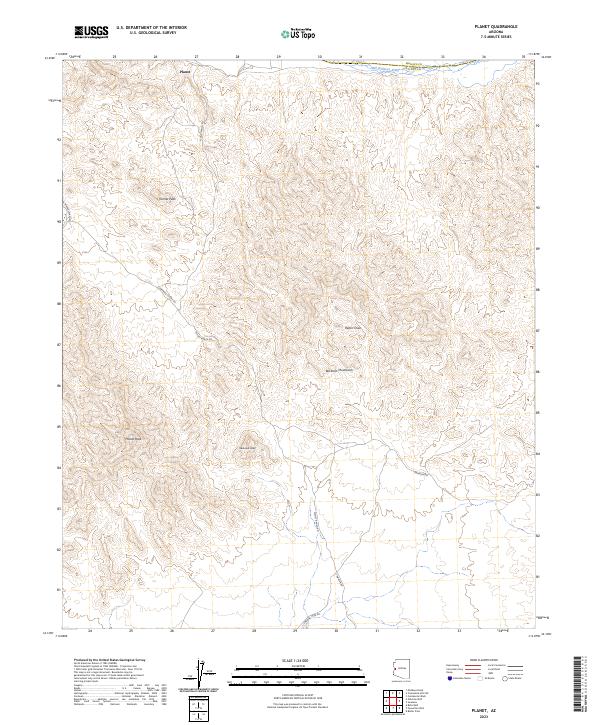 Planet 2023 topographic map thumbnail