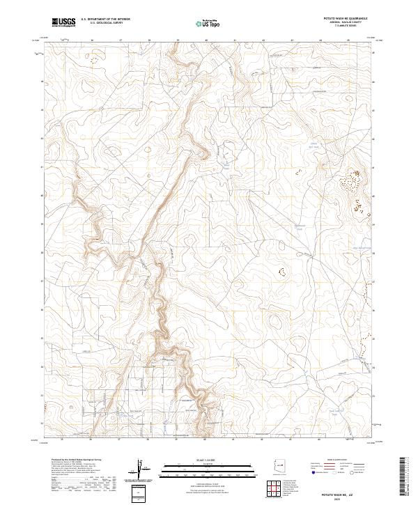 Potato Wash NE topographic map thumbnail