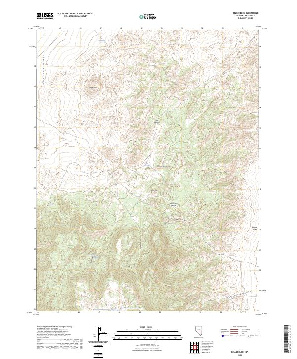 Bellehelen topographic map thumbnail