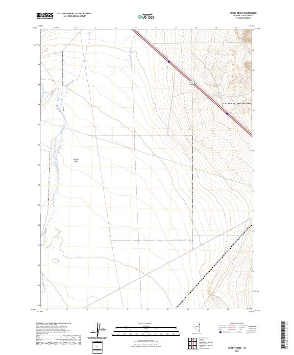 Hardy Creek 2023 topographic map thumbnail
