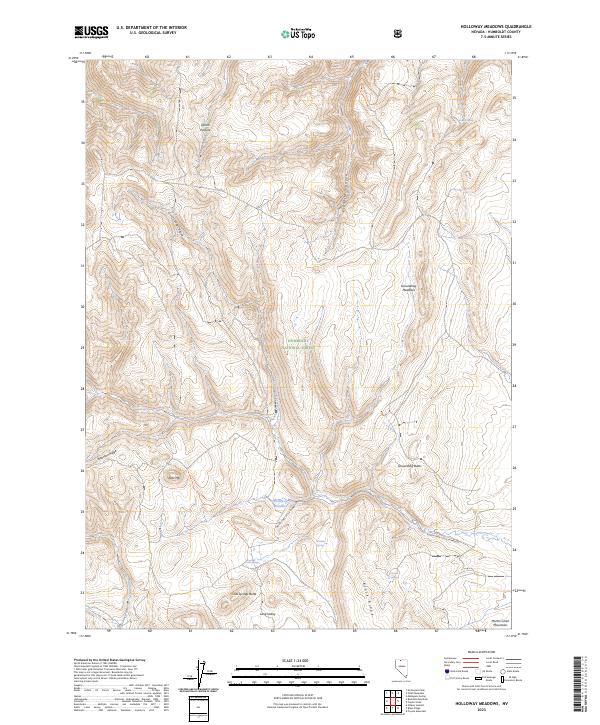 Holloway Meadows 2023 topographic map thumbnail
