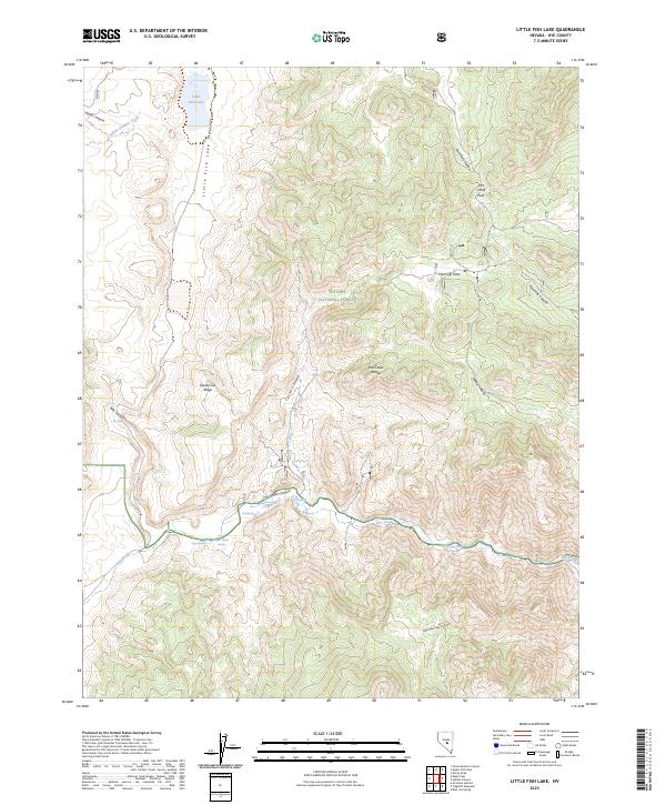 Little Fish Lake 2023 topographic map thumbnail