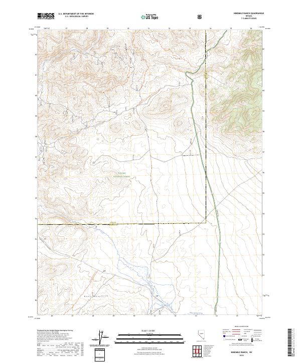 Ninemile Ranch 2023 topographic map thumbnail