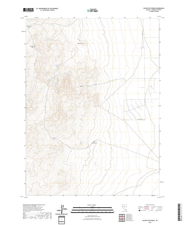 Silver State Draw 2023 topographic map thumbnail