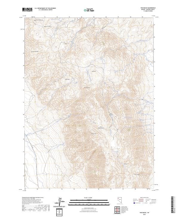 The Banjo 2023 topographic map thumbnail