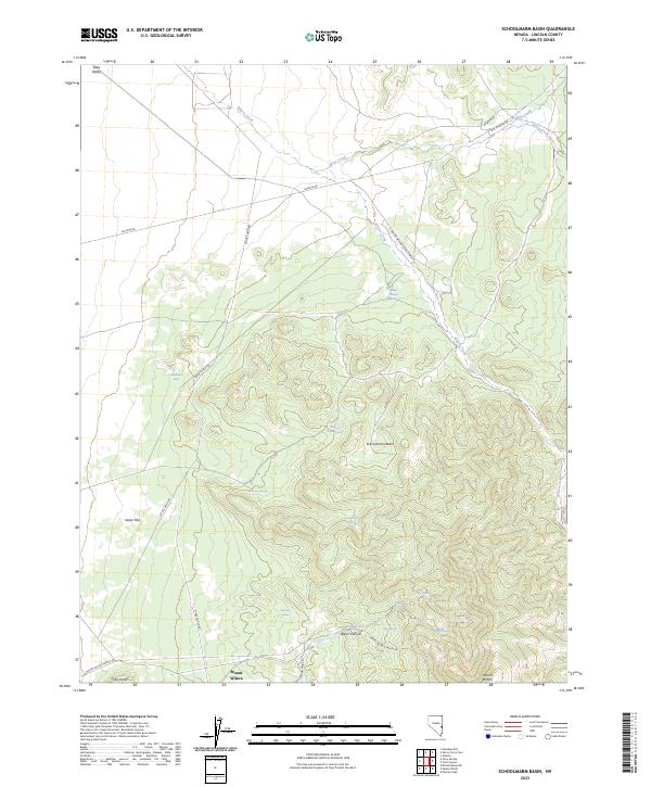 Schoolmarm Basin 2023 topographic map thumbnail