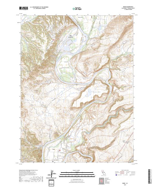 Bend topographic map thumbnail