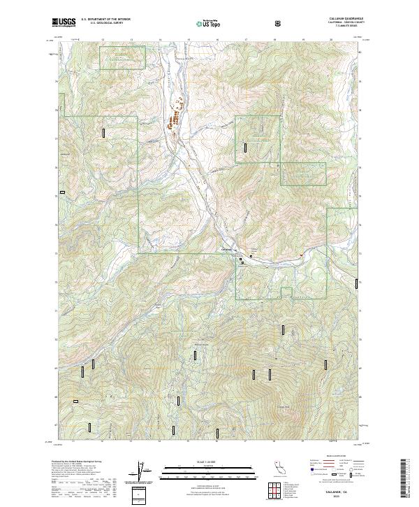 Callahan topographic map thumbnail