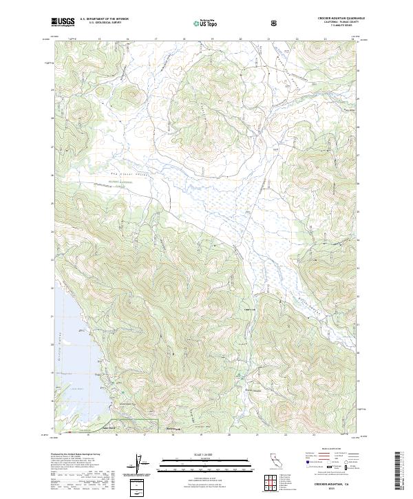 Crocker Mountain 2023 topographic map thumbnail