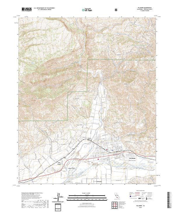 Fillmore 2023 topographic map thumbnail