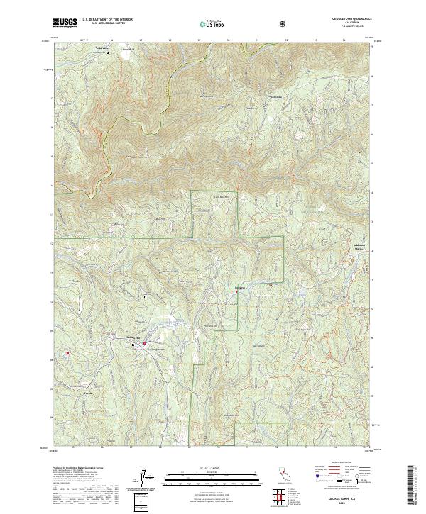 Georgetown 2023 topographic map thumbnail