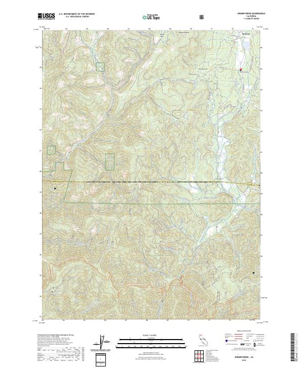 Girard Ridge 2023 topographic map thumbnail