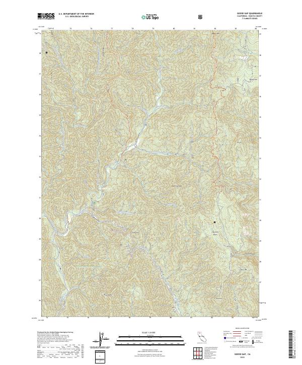 Goose Gap 2023 topographic map thumbnail