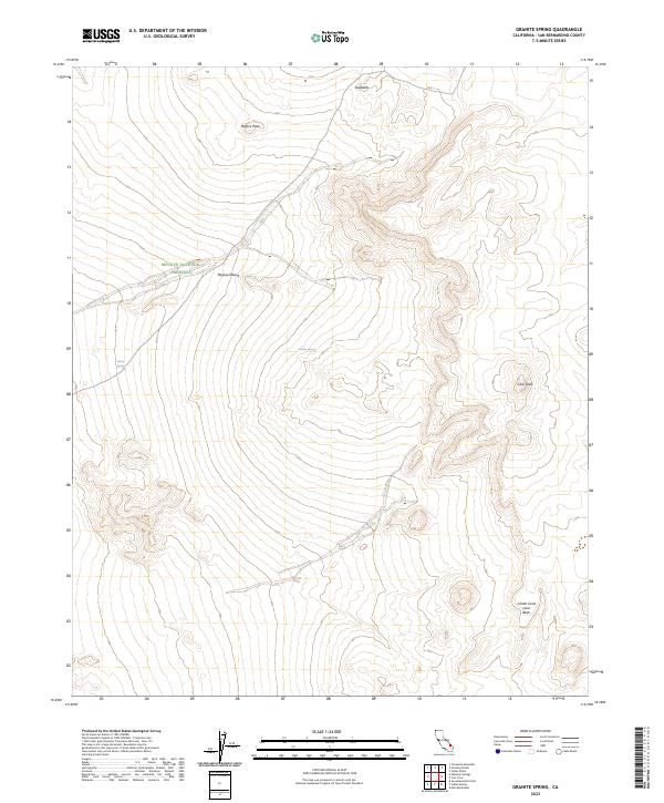 Granite Spring 2023 topographic map thumbnail