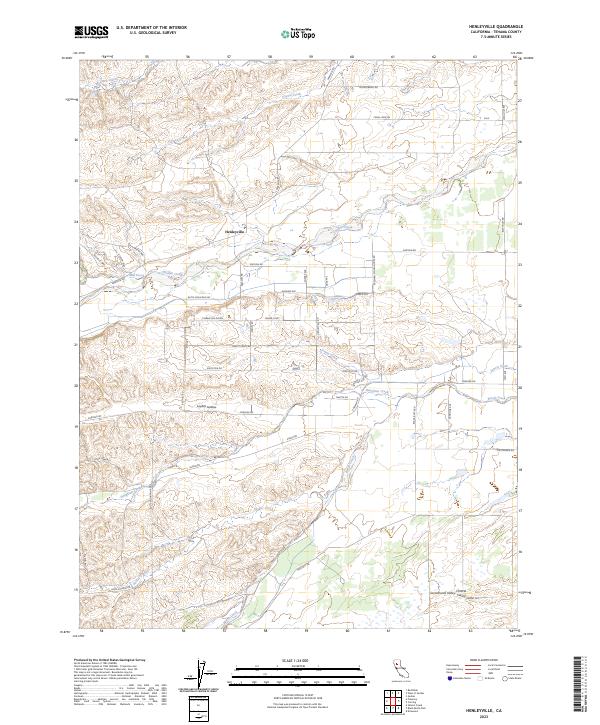Henleyville topographic map thumbnail