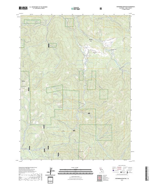 Hoosimbim Mountain 2023 topographic map thumbnail